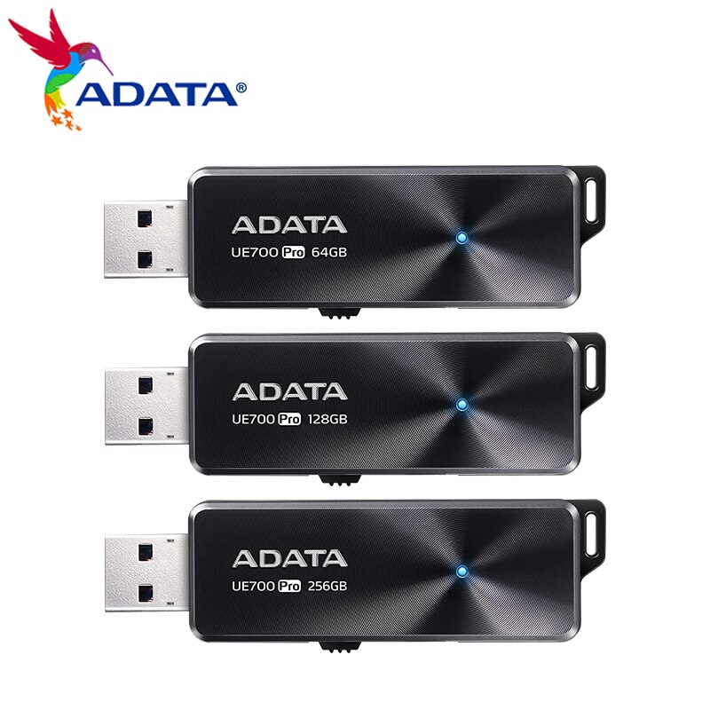 Adapta – clé USB haute vitesse UE700 Pro, support à mémoire de 64GB 128GB 256GB 512GB 3.2 GB, disque U Portable, stockage