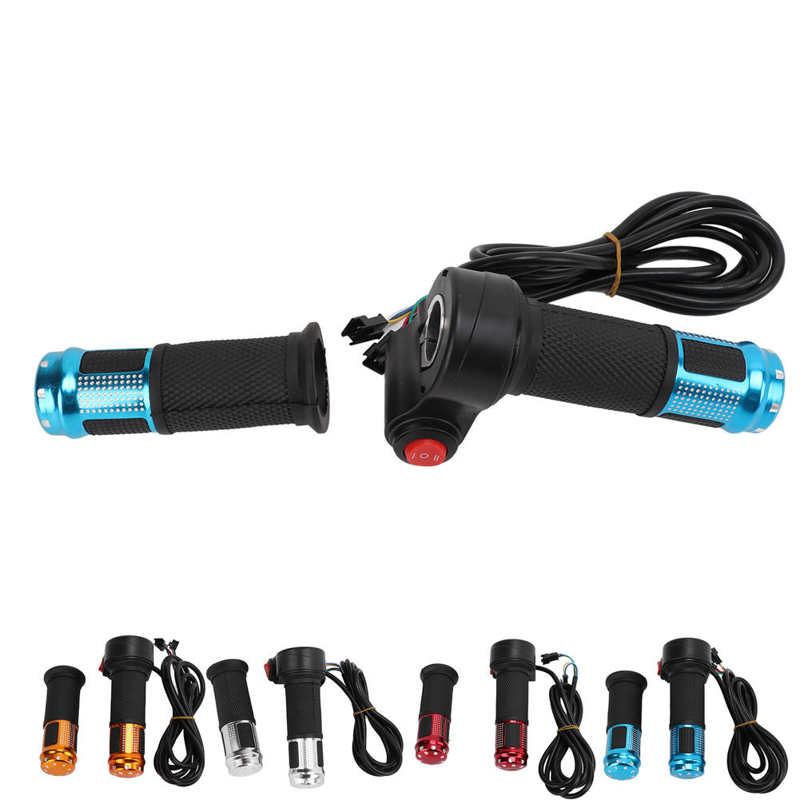Electric Bicycle Throttle Grip Electric Bike Throttle Handle Universal 12V‑99V for Electric Bicycle