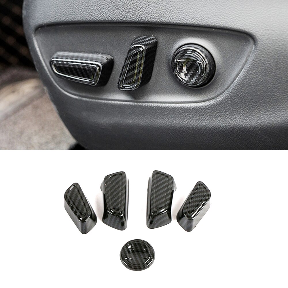 For Toyota Rav 4 Rav4 5 Gen Carbon Fiber Printed ABS Interior Moulding Center Console Dashboard Modify Decoration: Style K