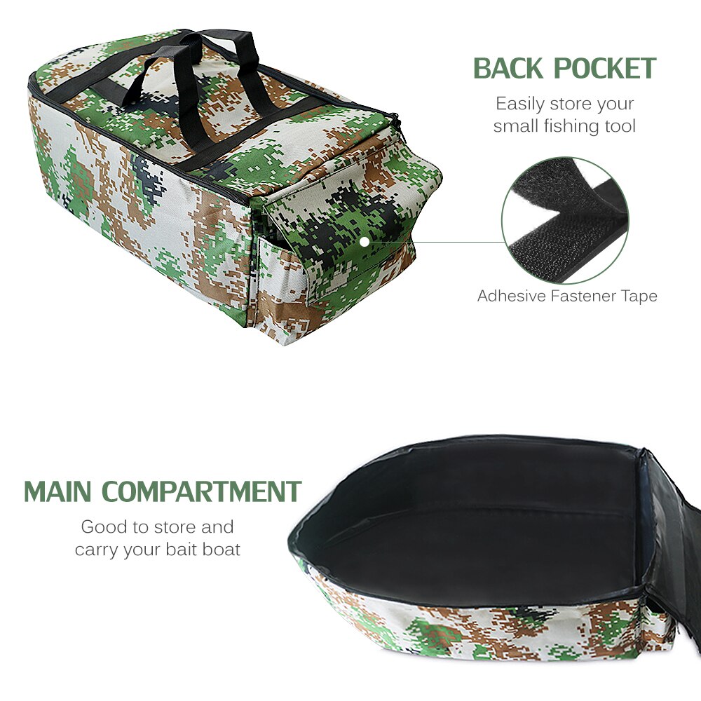 Sac De Transport 26 Cm Pour Pêche - Répulsif Bateau, Rangement Noir Nylon