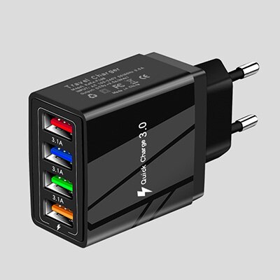 EU/Us-stecker USB Ladegerät Schnell Ladung 3,0 Für Telefon Adapter für Huawei Mate 30 Tablet Tragbare Wand Mobile ladegerät Schnell Ladegerät: US Plug / 1