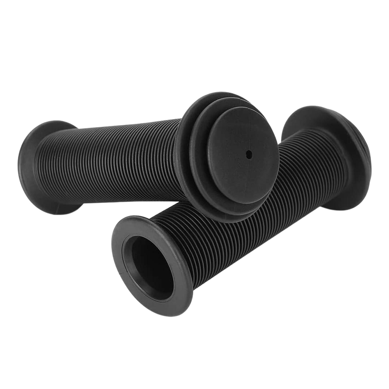 2x Premium MTB Bike Handle Grips Sleeve Rubber Bike Grips Dia 0.87" Bicycle Handlebar Grips for Scooter Tricycle Kids Bike BMX