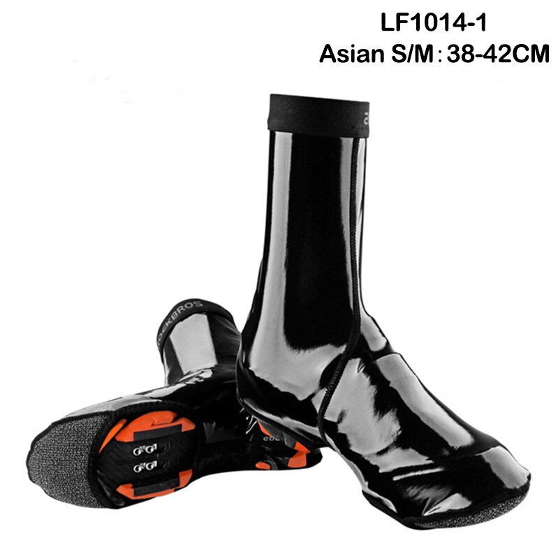 Rockbros Winter Waterdichte Fietsen Shoe Cover Reflecterende Thermische Elastische Regendicht Fiets Schoen Cover Fietsen Overschoenen Boot Covers: LF1014-1