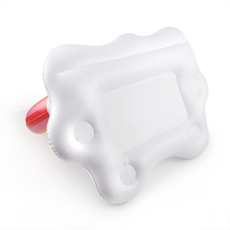 White Clouds Float Inflatable Rainbow Drink Holder Swimming Pool Bathroom Beach Party Kids Bath
