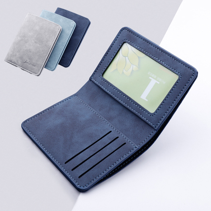 Modny portfel męski/damski ID/portfel z miejscem na karty kredytowe dla mężczyzn Multi-Card BagHolder Dwuczęściowy mały portfel Czarny/szary portmonetka
