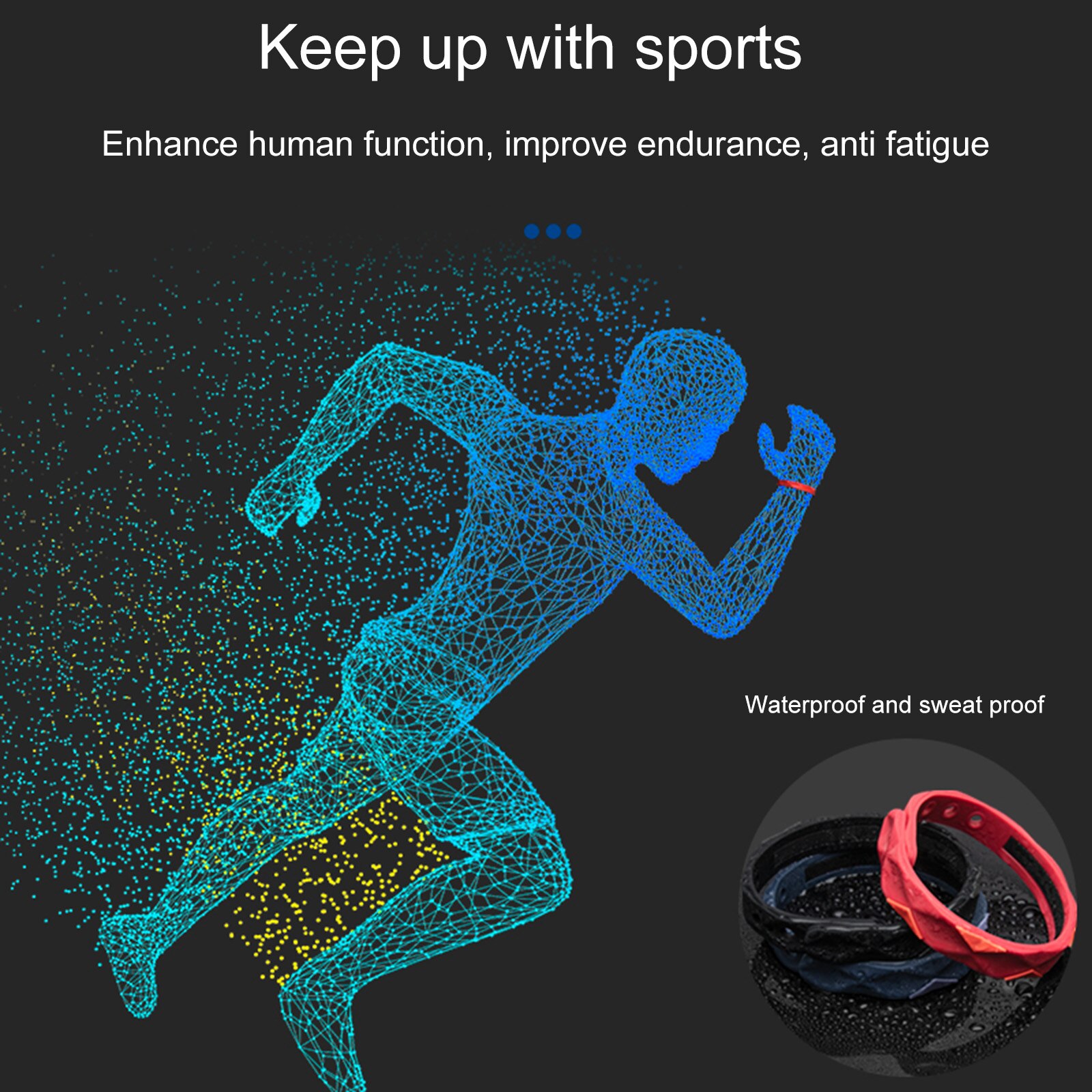 Volwassenen Armband Anti-Statische Siliconen Armband Hand Chain Pols Band Pols Accessoires Voor Vrouwen Mannen