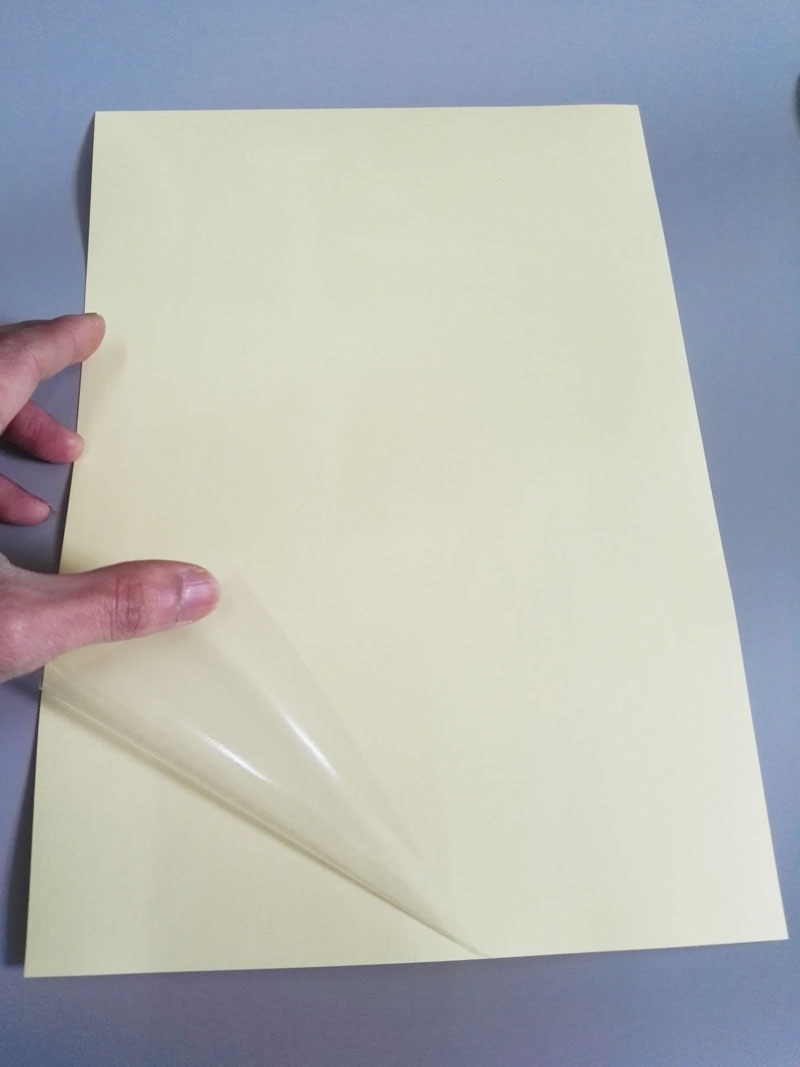 Adhesive A4 Blank Gloss Clear Transparent PET Label Sticker Sheets Special for Inkjet Printer