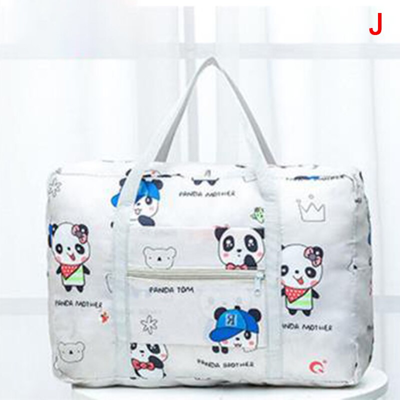 Folding Travel Bag Large Capacity Waterproof Bags Tote Large Handbags Travel Bag: J