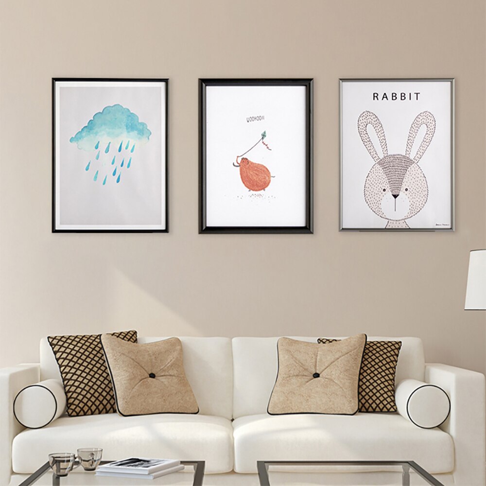 Fotolijst wandkunst klassiek versterkt aluminium  a4 a3 wandposter certificaatlijst voor wandophanging metalen fotolijst  f001