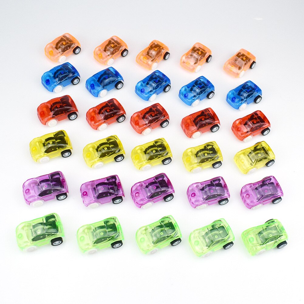 20Pcs Snoep kleur transparant mini pull back auto Mini plastic brede mond kleine vliegtuig zweefvliegtuig vliegtuig kinderen kleine speelgoed YJN