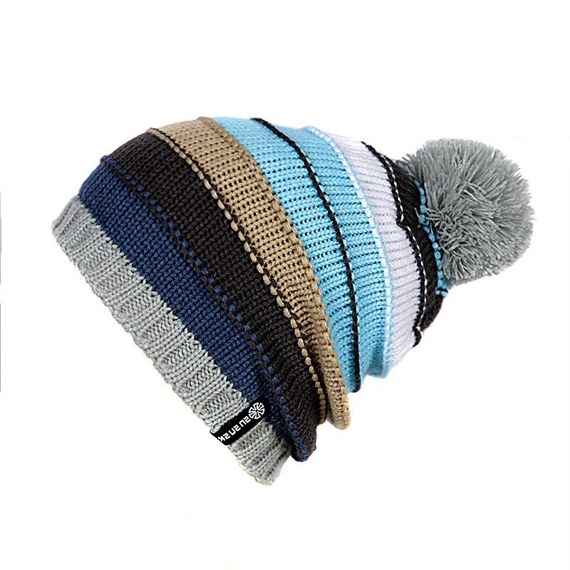 Gorros de Snowboard , lote de gorros de invierno para patinaje, gorros de esquí de punto, gorros y gorros para hombres y mujeres, gorras de Hip Hop: Blanco