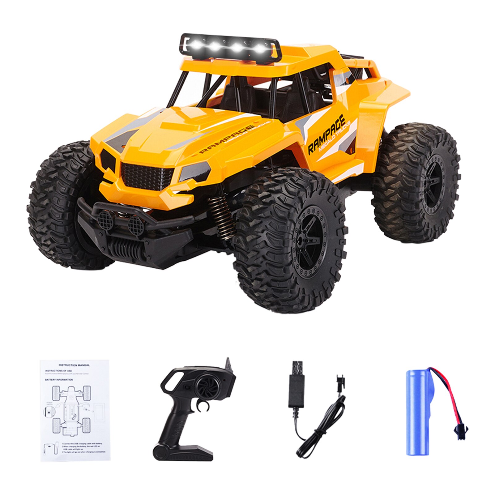 1:14 Voor Jongens Elektrische Truck Oplaadbare Multifunctionele Off Road Crawler Hoge Snelheid Afstandsbediening Auto 20 Km/h Kids Speelgoed