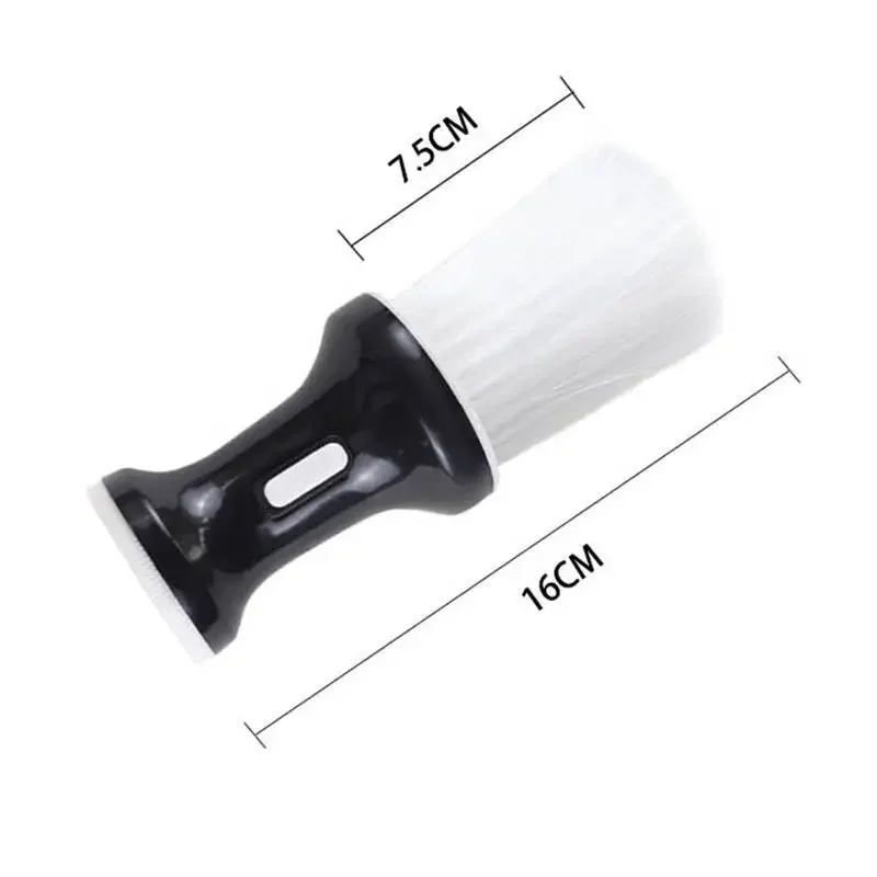 Cepillo suave para quitar el pelo, plumero para el cuello y la cara, cepillos para limpiar barberos, estilista de salón, herramientas de peluquería, accesorios