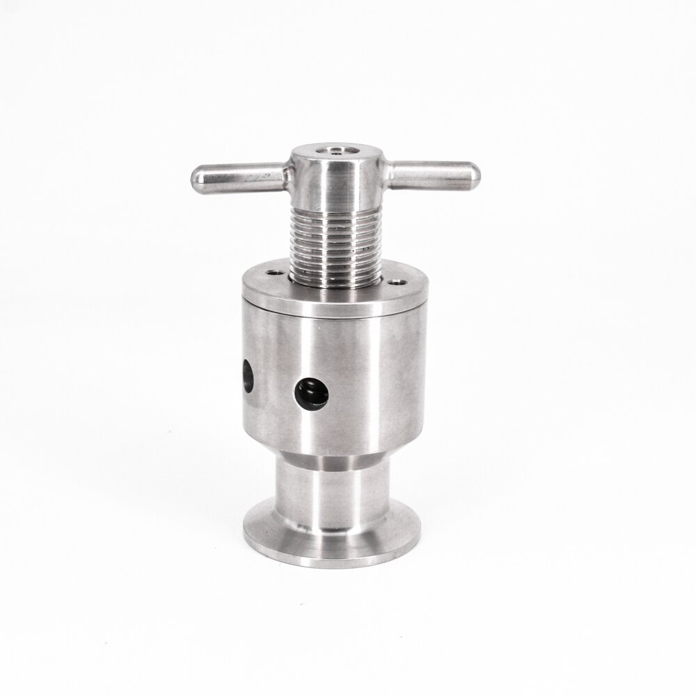 1.5 "Tri Clamp 0.5-5 Bar Verstelbare Overdrukventiel Veiligheidsventiel Sanitair SUS 304 Roestvrij Staal Bier Brouwen vergister Vaatje