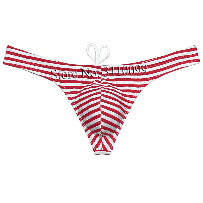 Herren Eisseidenfutter Bade Tanga Badeanzug Beachwear Badehose Bikini Bademode Unterwäsche: S / Champagner