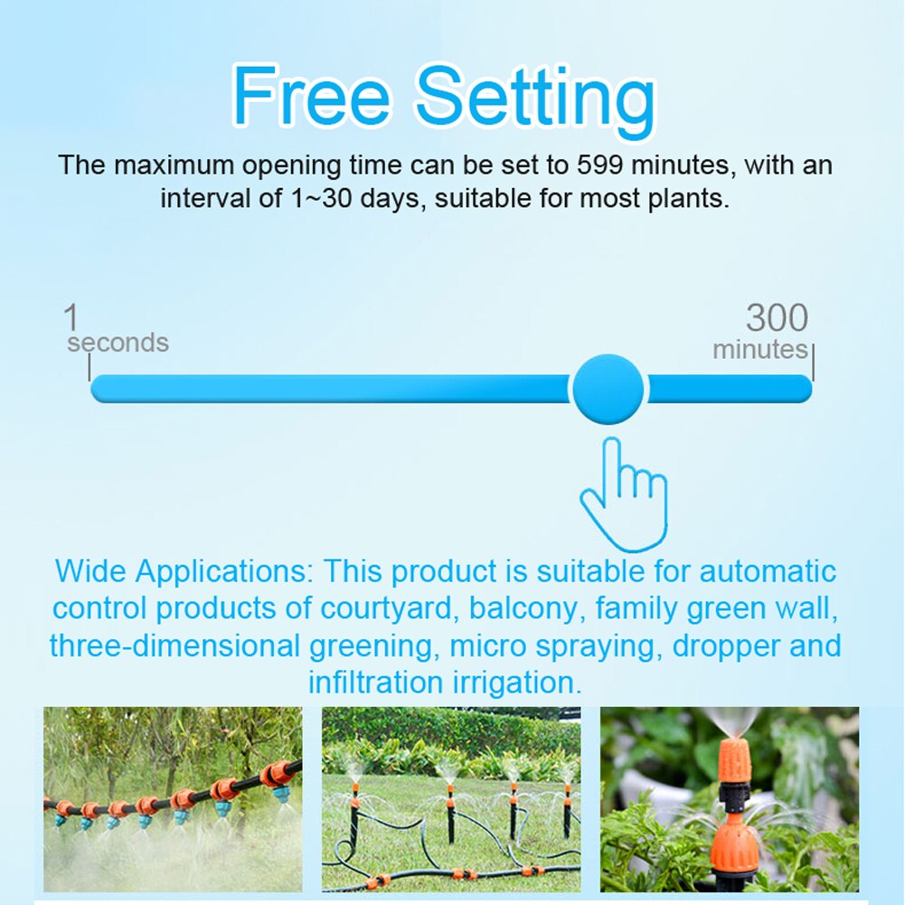 Intelligent Automatic Irrigator Controller Home Garden Balcony Family Green Wall Water Timer Automatic Drip Irrigation System