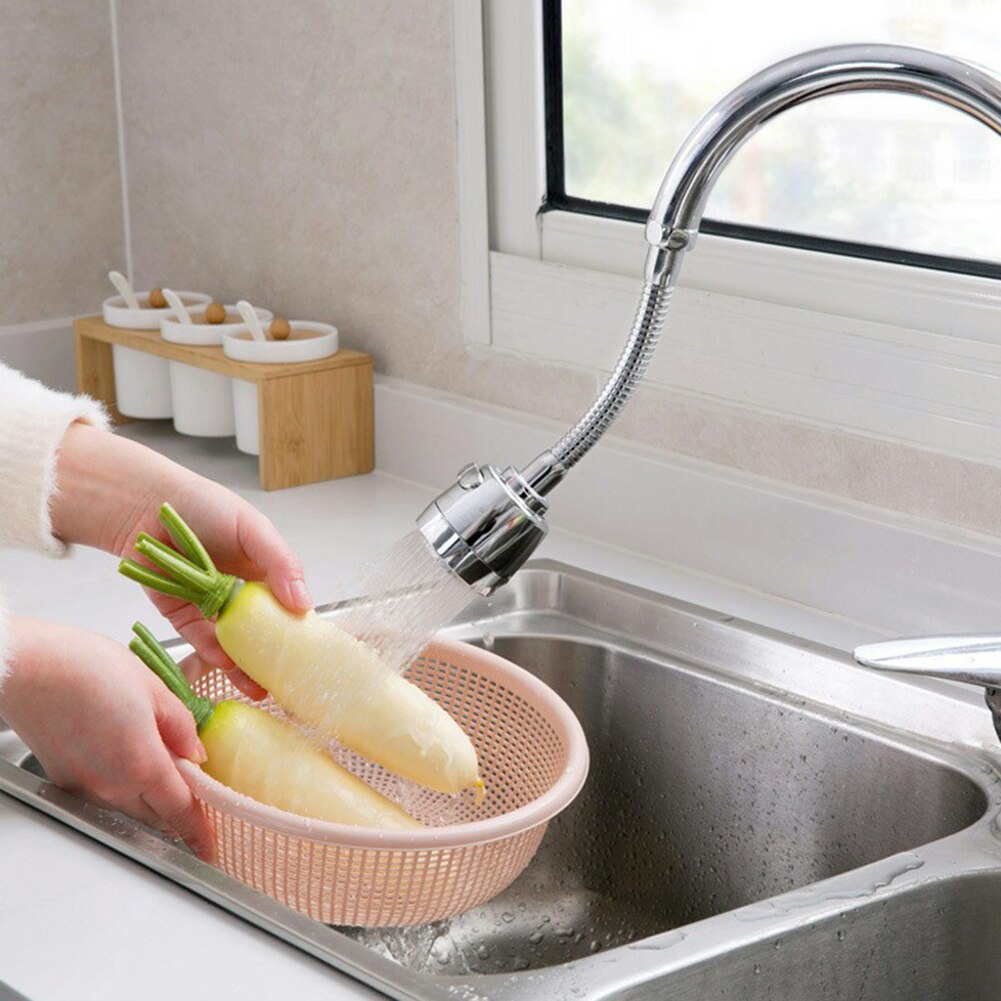 360 ° Kraan Beluchter Beweegbare Flexibele Tap Hoofd Douche Diffuser Draaibare Mondstuk Verstelbare Booster Kraan Keuken Accessoires