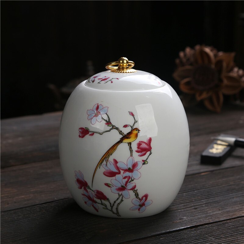 Caddy, ceramic pot, food storage tank, food jar, Puer Teacaddy, storage tank, teapot, sealed tank, tea jar, teaset, onsale~