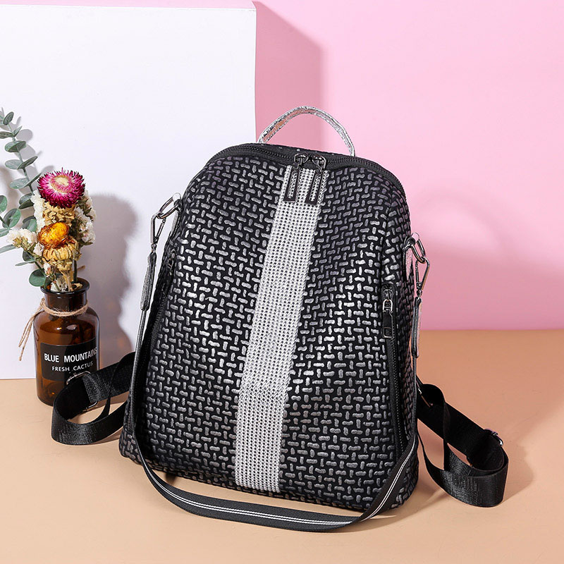 Vrouwen Rugzakken Eenvoudige Rugzak Mode Rits Schoudertassen Lederen Bagpack Licht Dame Schooltas mochila mujer