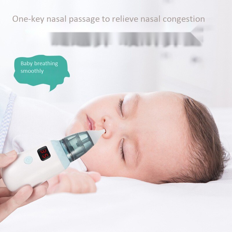 Aspirateur Nasal pour bébé nettoyant pour nez de bébé électrique équipement de reniflement aspirateur pour nez hygiénique