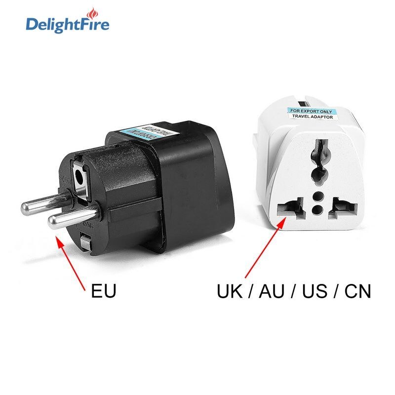 3/5/20Pcs Vs Naar Eu Travel Adapter Euro Kr Eu Plug Adapter Au Uk Universele 4.8mm Adapter Converter Stopcontact Elektrische Plug