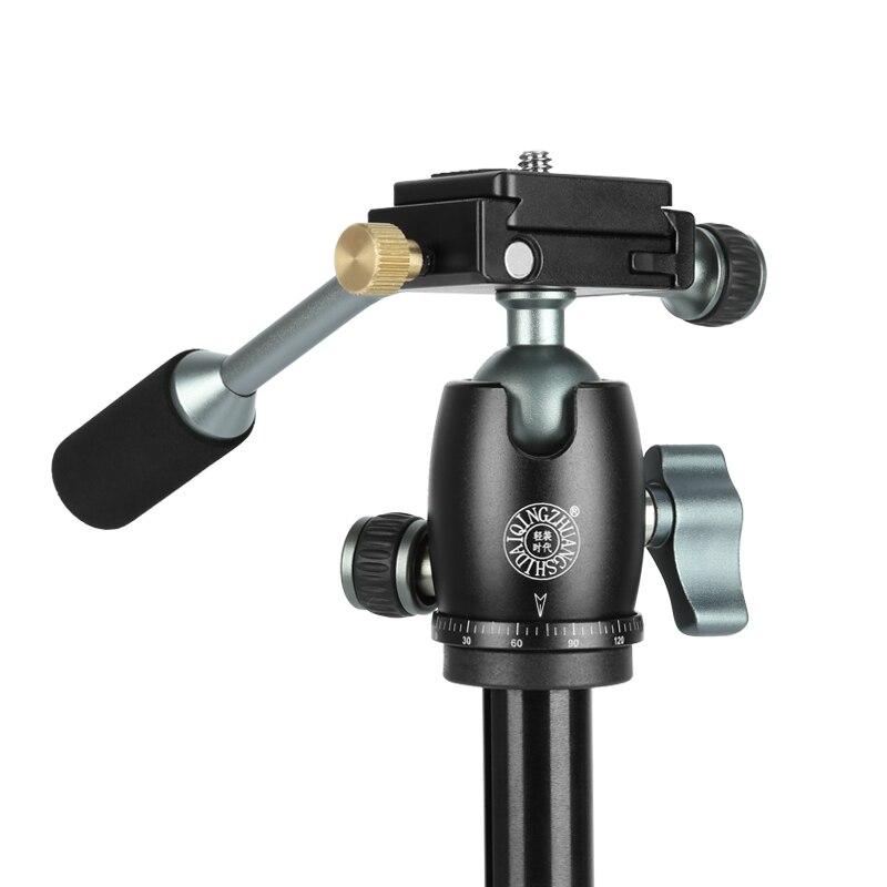 Trépied Horizontal pour téléphone Portable, support de caméra, trépied de voyage léger pour DSLR iPhone avec support de téléphone à distance, sac de transport