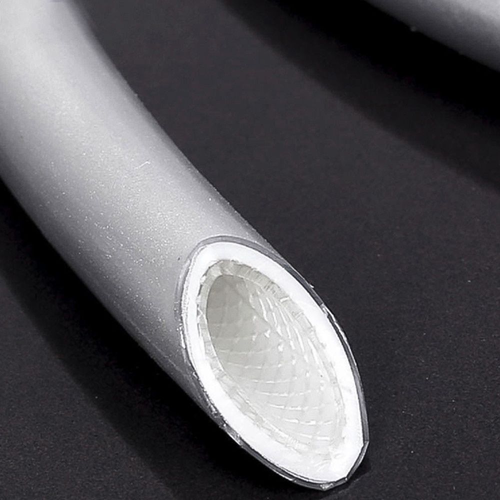 PVC High Pressure Silver PVC Smooth Shower Hose For Bath Handheld Shower Head Flexible Shower Hose