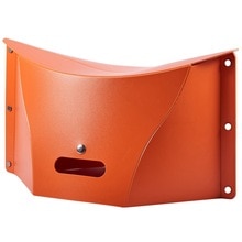Large Orange Portable Stool Outdoor Picnic Portable Mini Folding Stool Furniture Multifunctional Plastic Storage Stool