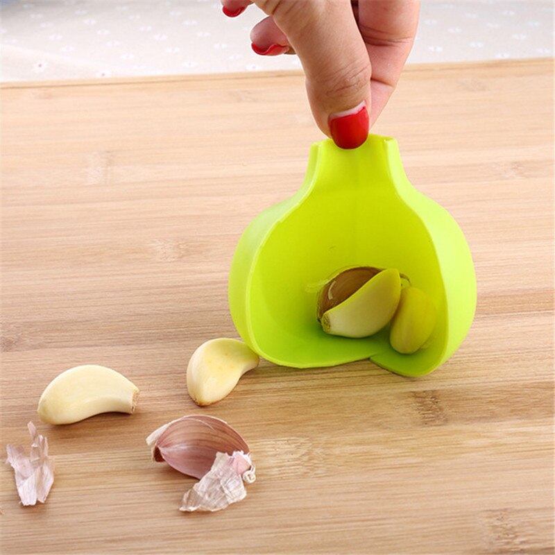 Pelador de ajos Manual de silicona para uso doméstico, utensilio para pelar ajo, accesorios de cocina, prensa de ajo