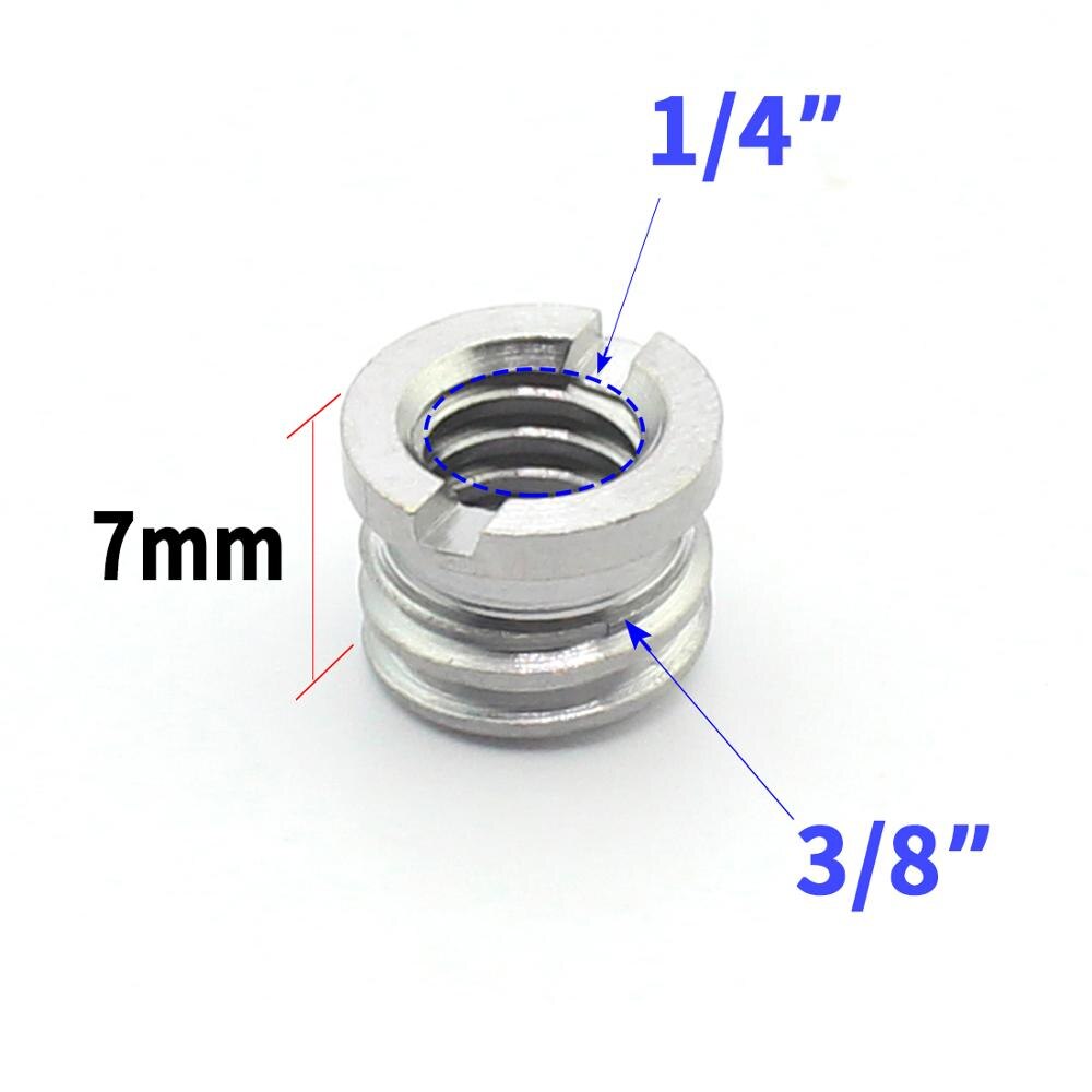 Photo Studio Accessory Multi-standard Adapter Screws 1/4 3/8 B/E Internal and External 1/4-1/4 1/4-3/8 Screw Nut: Screw nut A