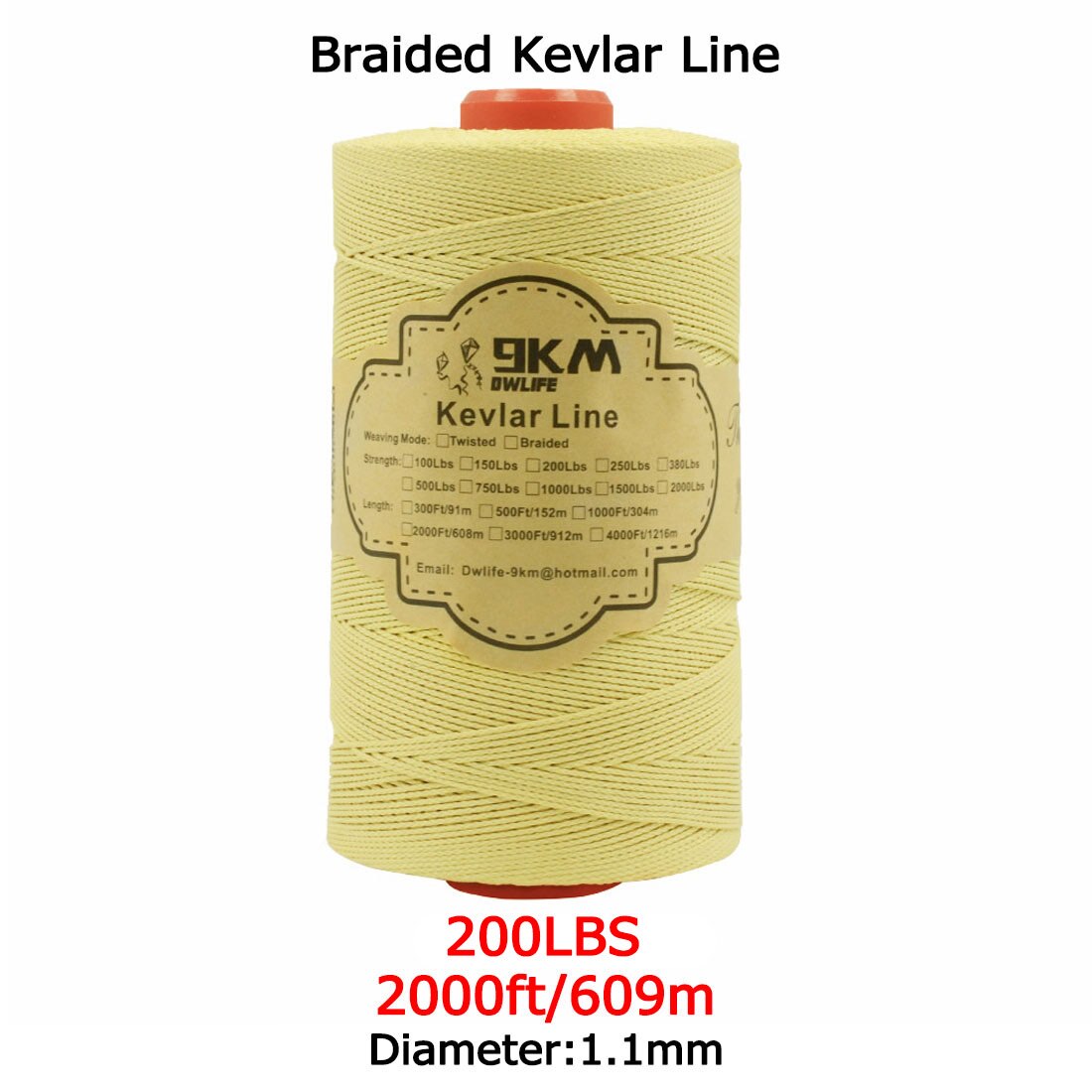 Línea de Kevlar trenzada de 0,4 ~ 3,5mm, línea de asistencia para pesca, alta resistencia a la tracción, cuerda para cometa voladora, Camping, senderismo, cable para exteriores: Azul marino