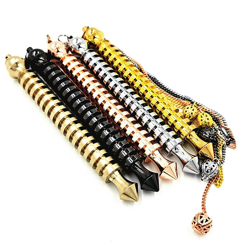 Metalen Charm Pendulum Voor Wichelroedelopen Waarzeggerij Reiki Healing Spirituele Wicca Vrouwen Mannen Amulet Schroef Vorm Pendule Radiestesia