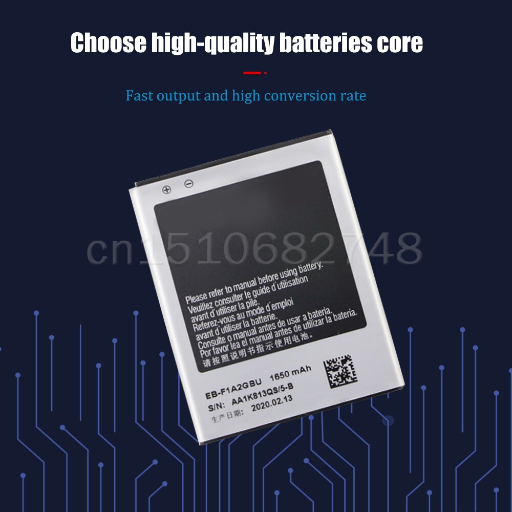 1650mAh EB-F1A2GBU Replacement Phone Battery For Samsung Galaxy S2 I9100 i9100G I9103 I9050 B9062 I9108 I9103 I777 I9188 B9062