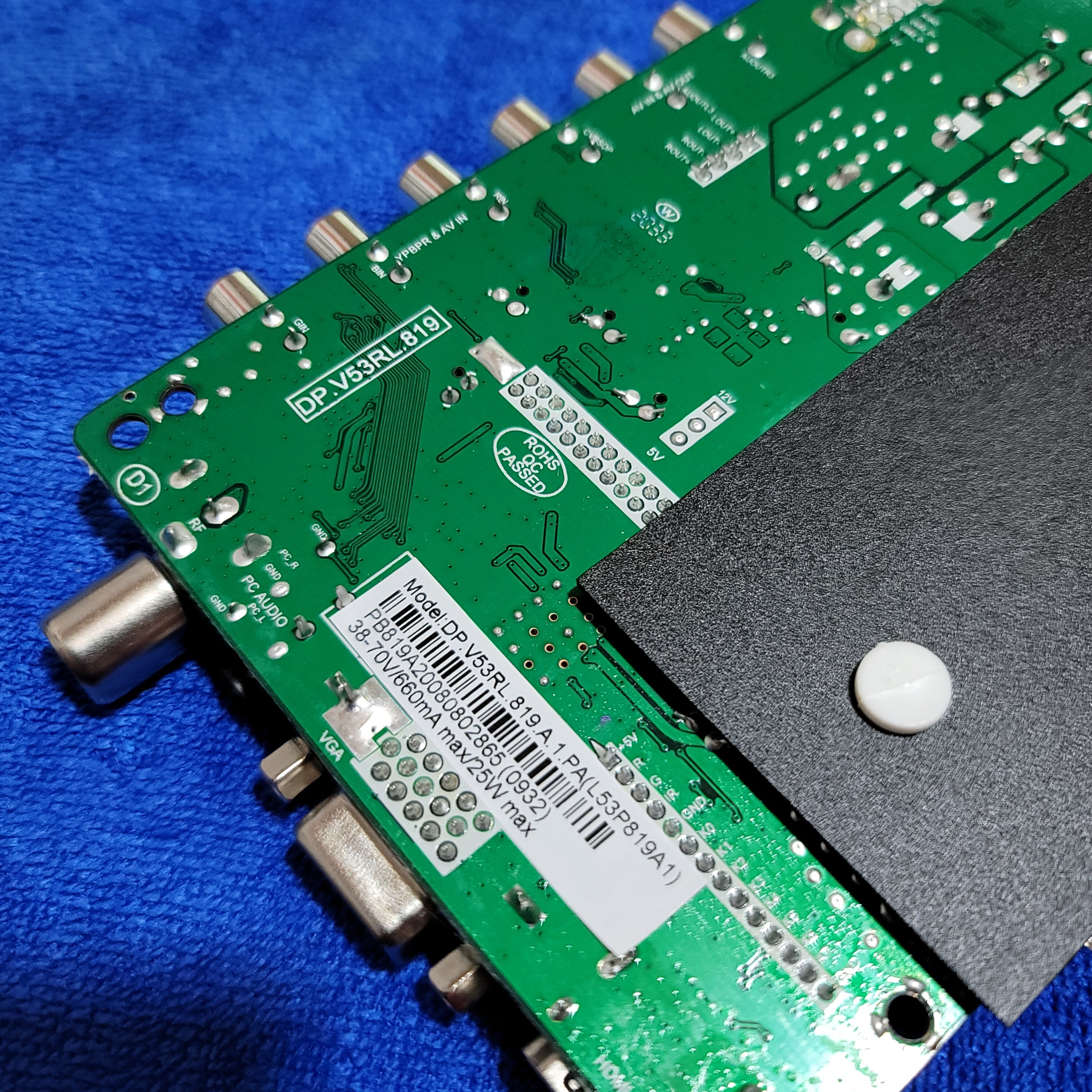 LCD TV Driver Board DP.V53RL.819/816 - Replacement Control Board with Remote