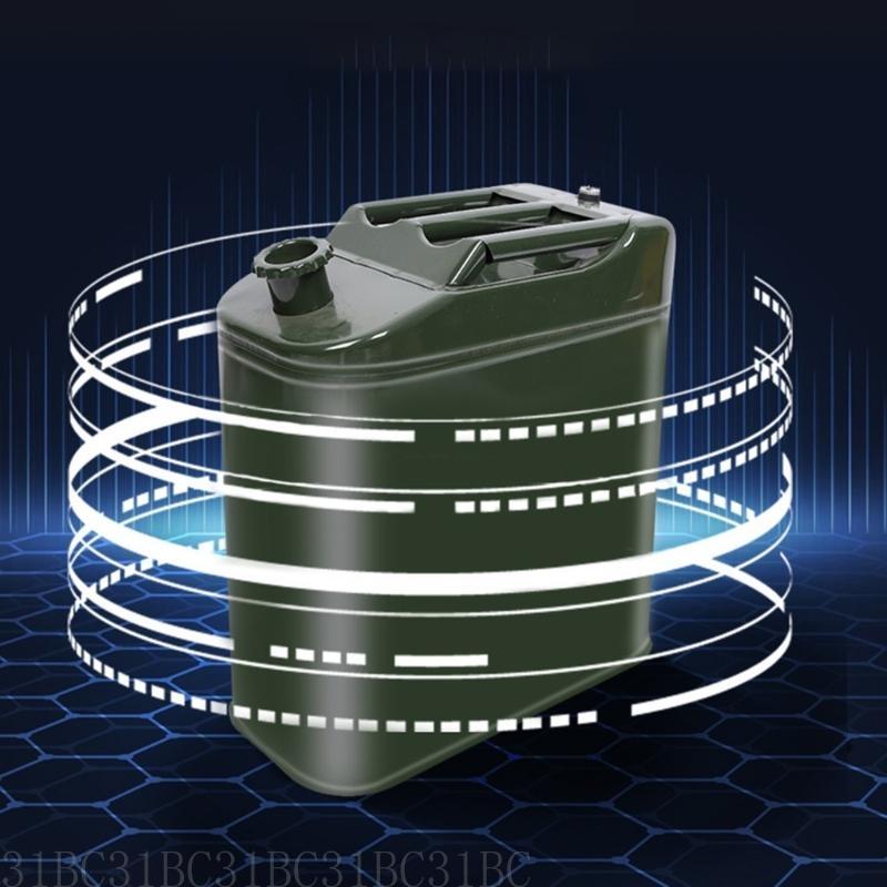 5l/1.3 benzine olie opslag jerrycans, gallon brandstofcontainer, benzine jerrycan voor auto, vrachtwagen, zwaar gebruik, emmer container