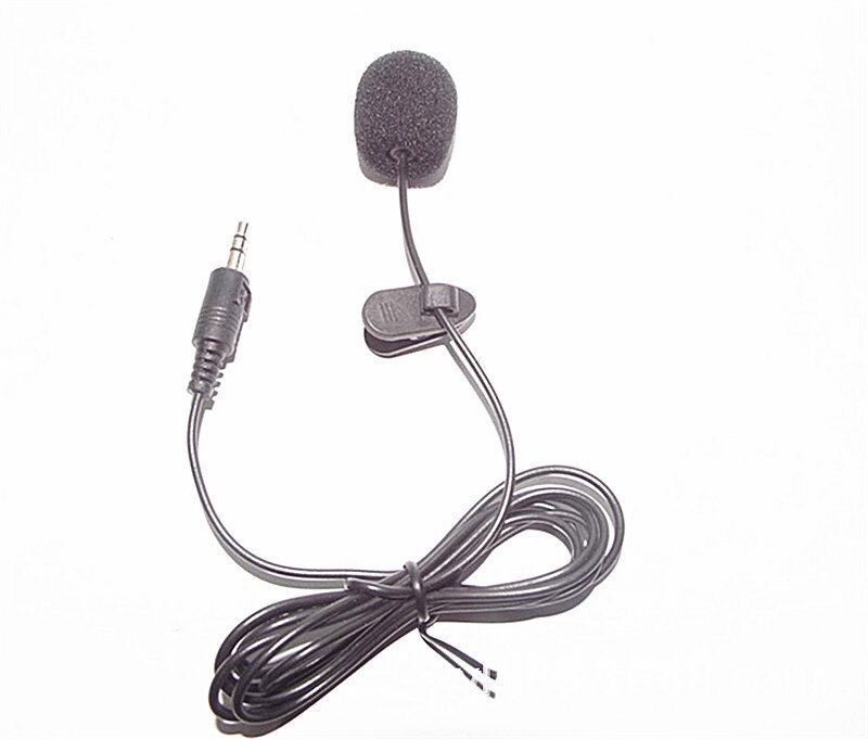 Mini Portable Microphone Handle Clip-on Lapel Recording Stereo Wired For Phone Laptop Studio Microphones 1.5M
