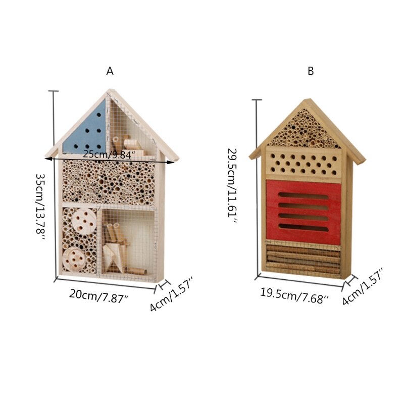 Houten Insect Huis Hotel Bijenkorf Habitat Voor Lieveheersbeestjes Lieveheersbeestjes Lacewings L5YE