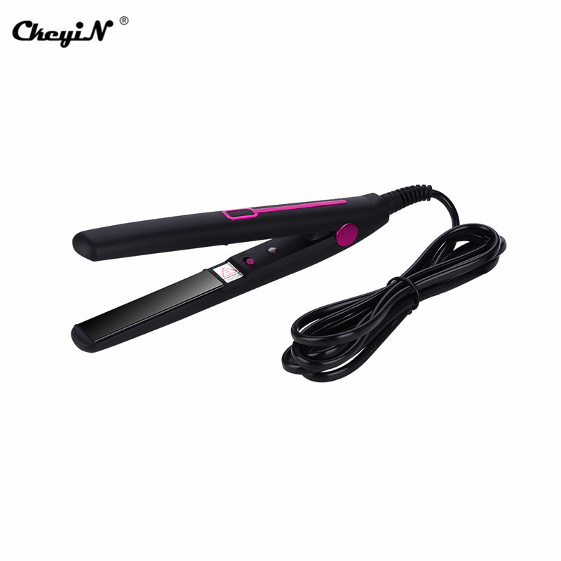 Professionele Stijltang Haar Krultang Aluminium Thermostatische Elektrische Haar Straightening Krultang Steiltang Styler: Purple and Black