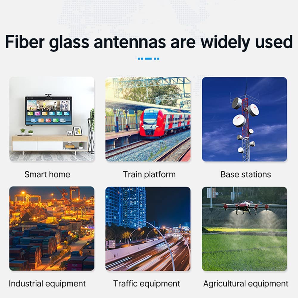 868-930Mhz Helium Miner Antenna Omni-directional Fiberglass Aerial Vertical Antenna LoRa Helium 915Mhz Antenna With Clamp