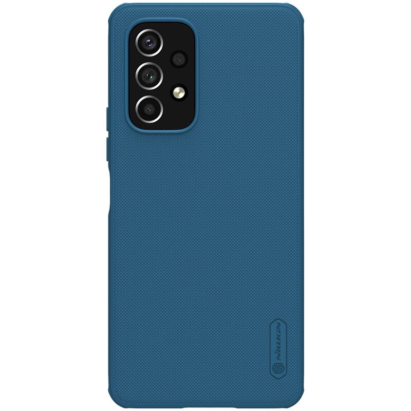 Voor Samsung Galaxy A53 5G Case Nillkin Ingericht Case Voor Samsung Galaxy A53 5G Super Frosted Shield Harde case: Blauw