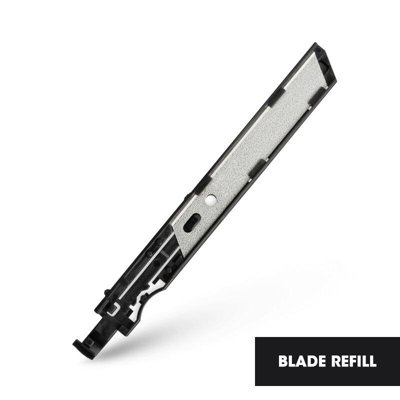 Japan PLUS Safety Manual Non-Adhesive Utility Knife Paper Cutting Blade Art Cutter Student Stationery Office Supplies: 1PC SPARE BLADE