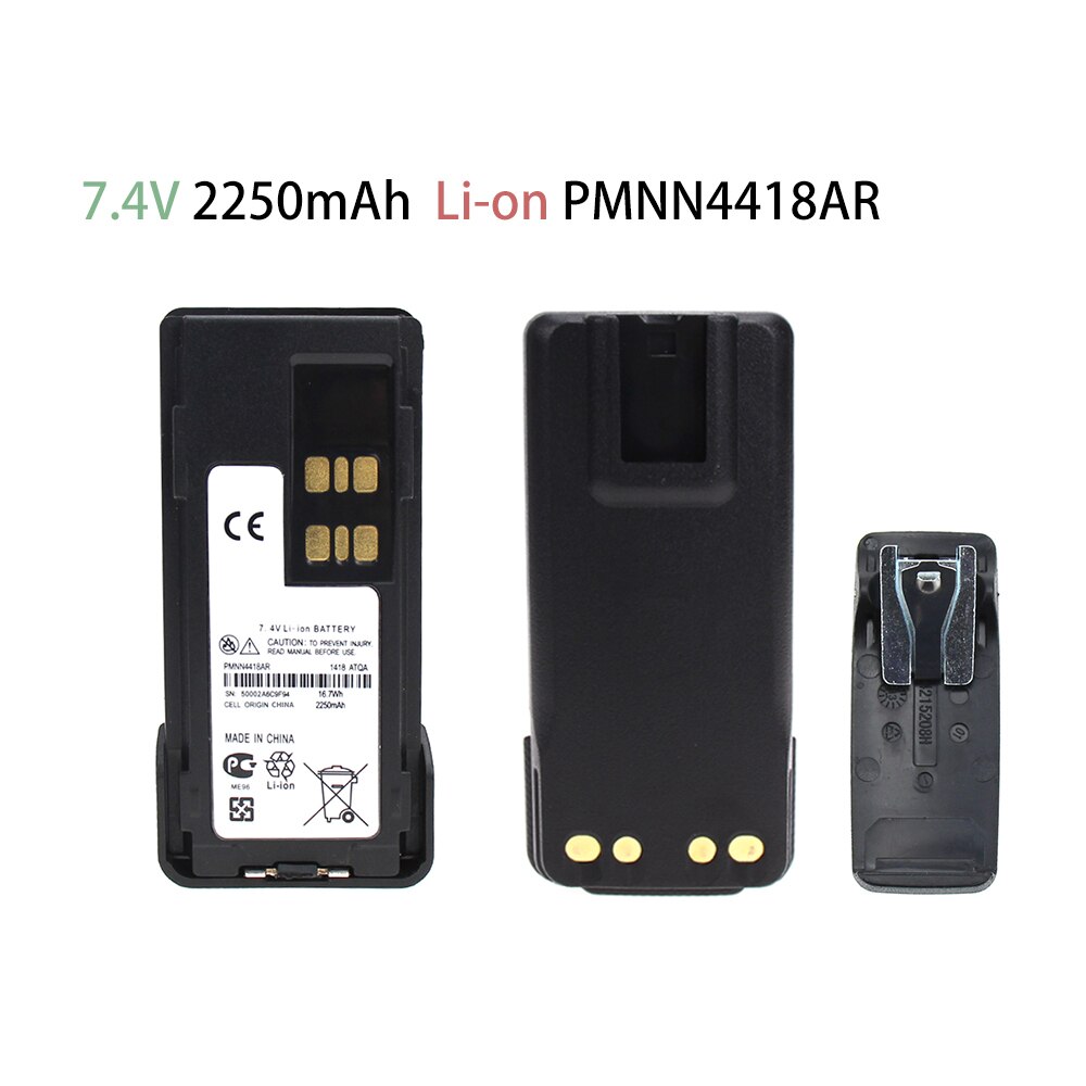 2250mAh PMNN4418AR baterii dla Motorola P6600 P6620 XPR3000E XPR3300e XPR3500e DP2000e serii DP2400 DP2600 DEP 550e baterii