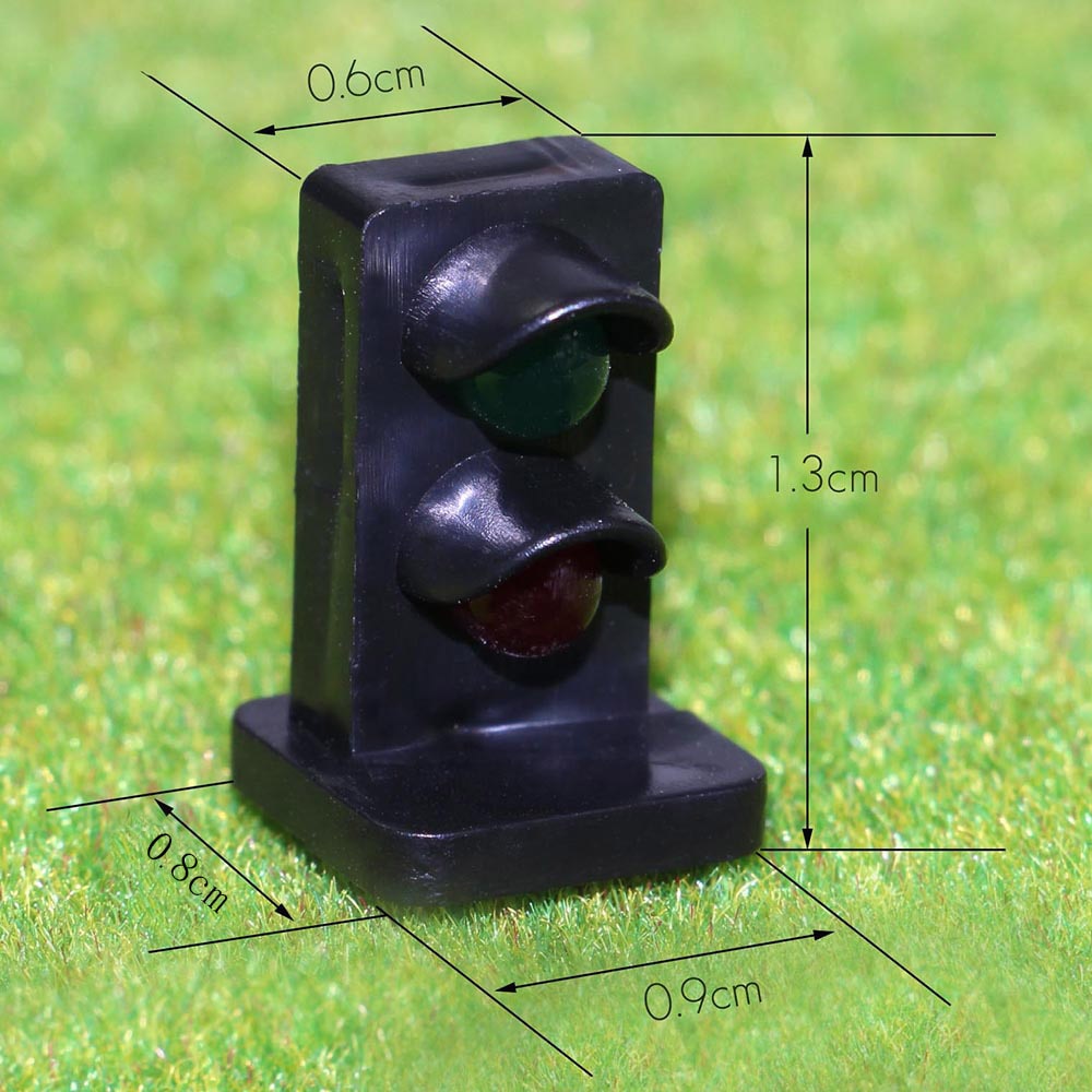 JTD871 5PCS HO scale LEDs made Dwarf Signals for Railway signal 2-3 Aspects Model Traffic Lights Traffic singal railway modeling