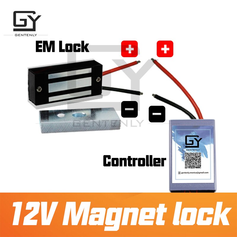 12V Escape Room Maglock Deur Kast Lade Slot Game Accessoires Elektrische Magneet Prop 60Kg 100Lbs Houdkracht Elektromagnetische