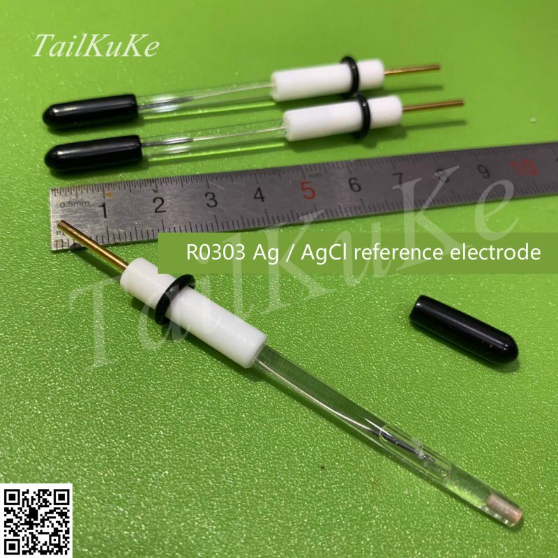 Zilver Zilverchloride Referentie-elektrode. R0303 Ag/Agcl Referentie-elektrode. Verwijderbare En Vloeibare Gevuld.