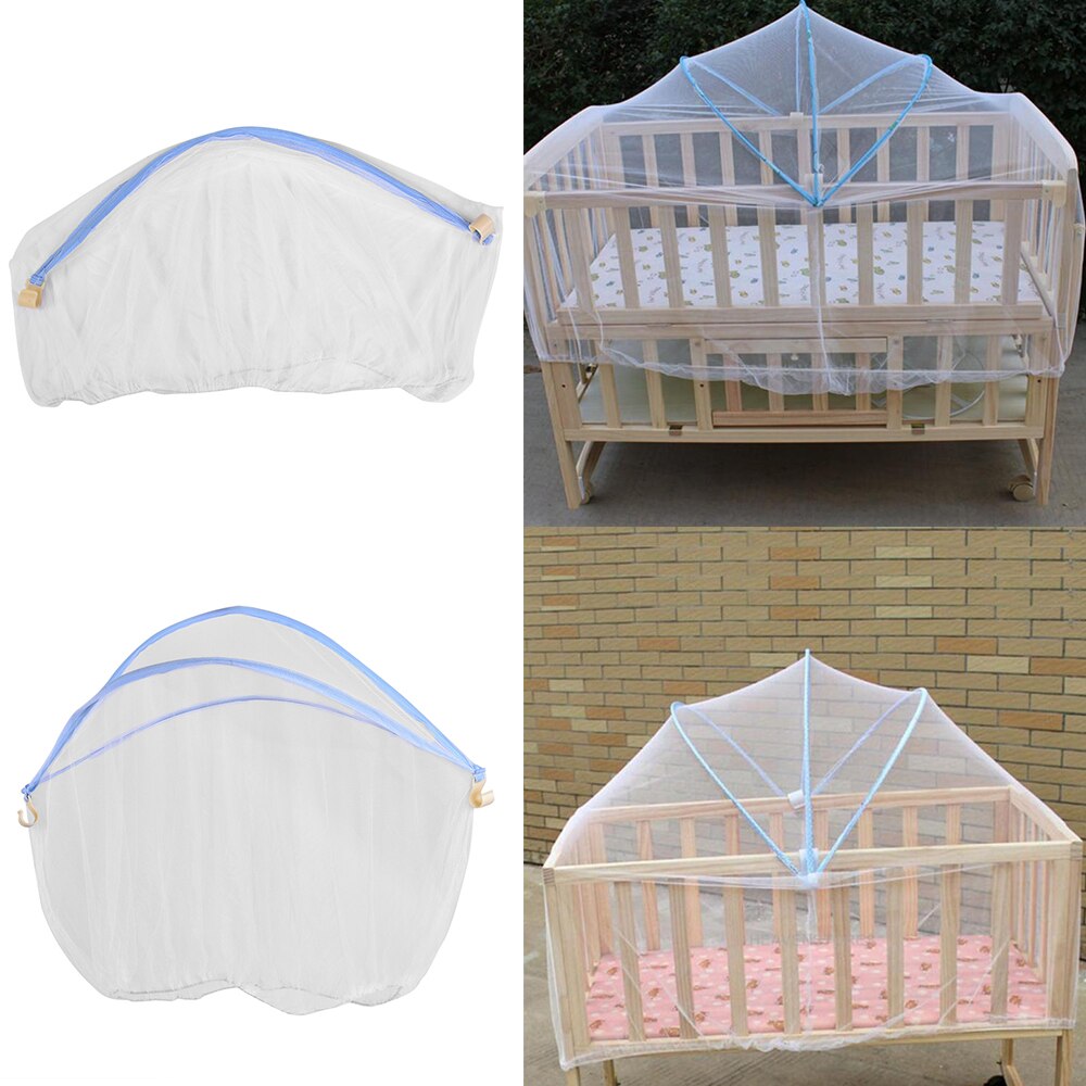 ESTINK Foldable Summer Baby Arched Mosquito Nets Cradle Bed Mesh Mosquitos Nets Portable Crib Netting For Infant Baby Cradle