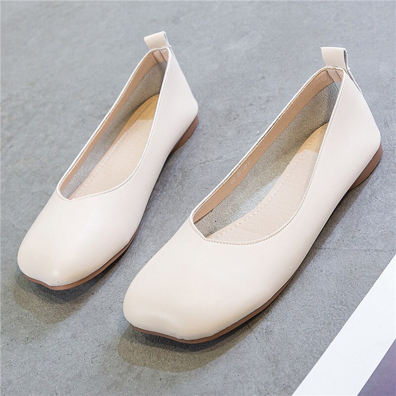 irregular closed toe flat shoes woman spring/summer tabi ninja flats anti slip comfy working shoes woman casual loafers