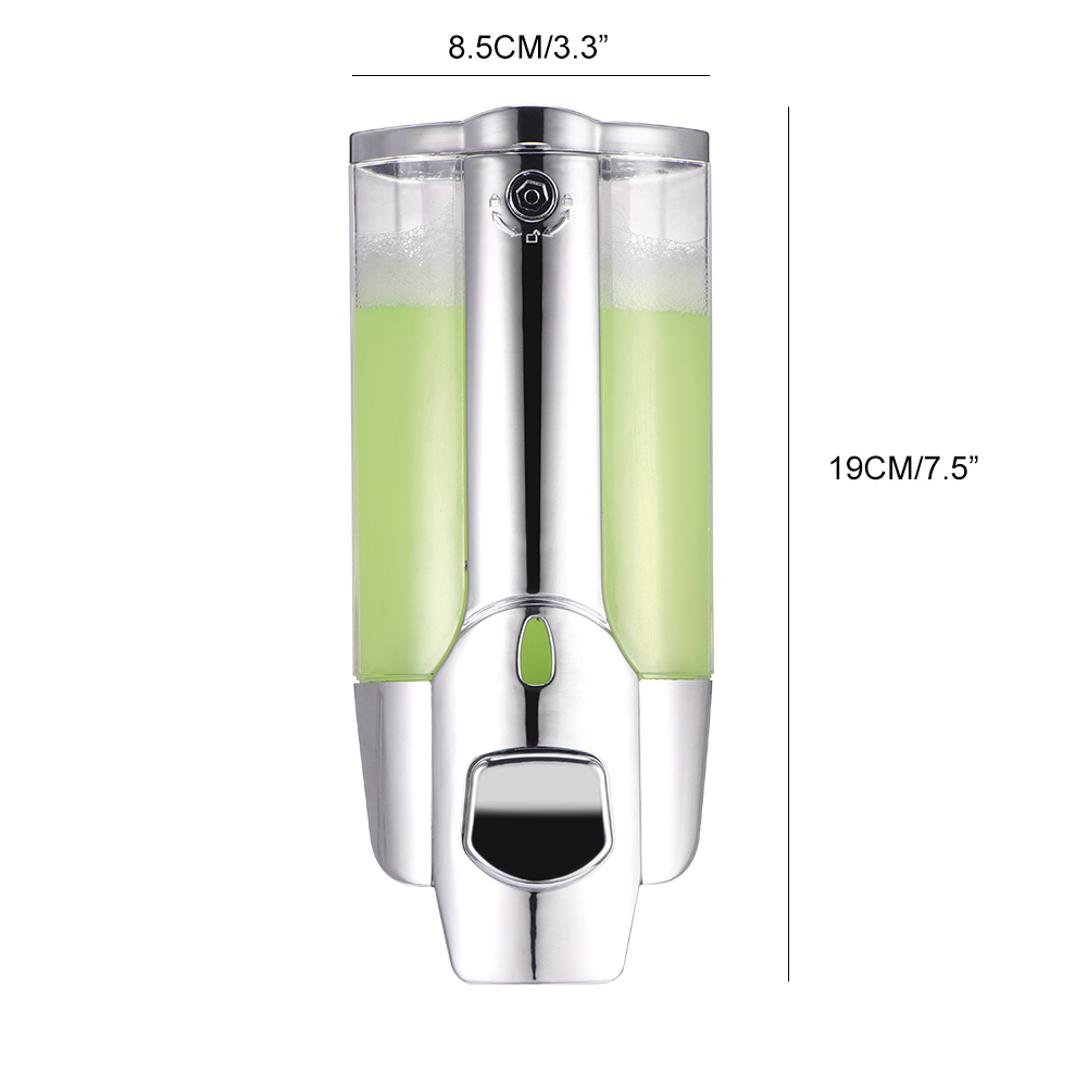 Liquid Hand sanitizer Soap Dispenser pump Wall Mount 350ml Bathroom Accessories Detergent Shampoo Dispensers Kitchen Soap Bottle