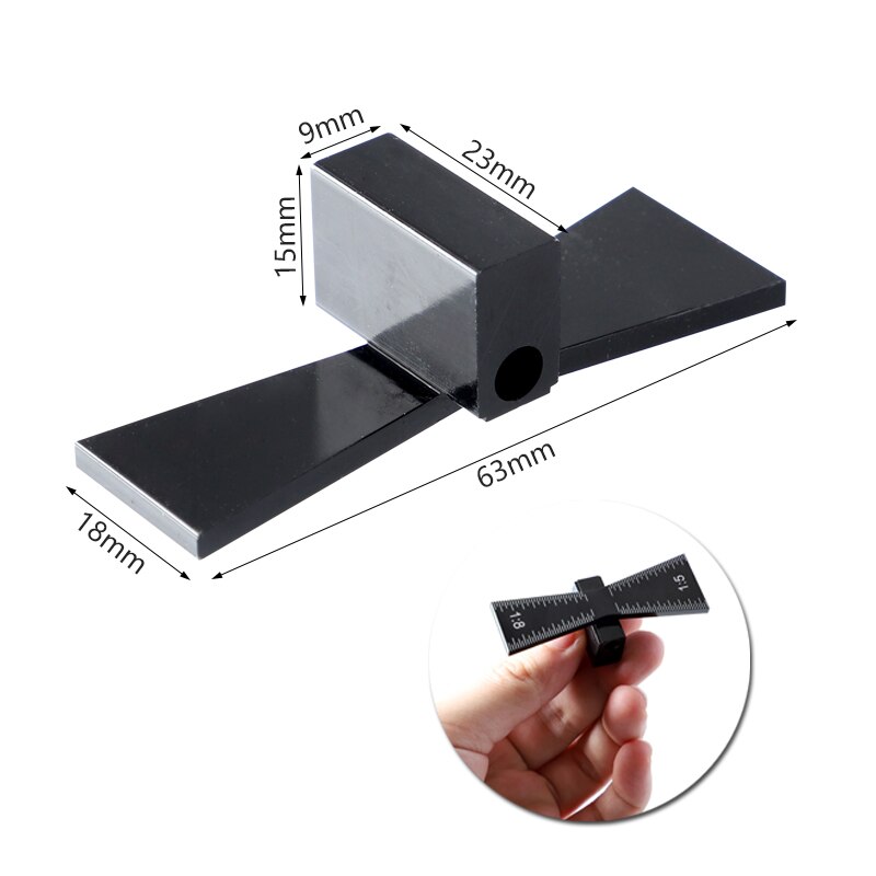 Dovetail Marker Aluminum Alloy Dovetail Marking Template 1:5 & 1:8 Wood Joint Gauge With Scale Dovetail Guide Tools