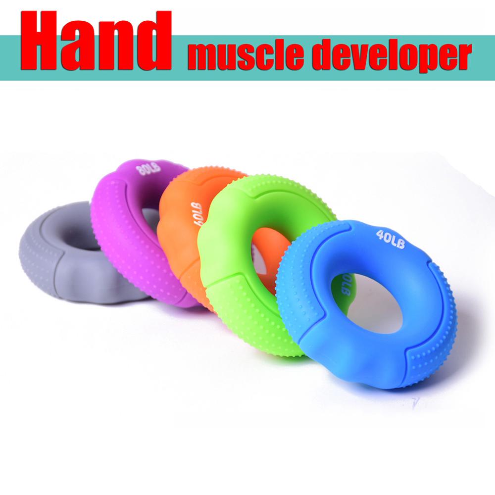 Strength Hand Gripper Grip Silicone Ring Hand Resistance Band Finger Stretcher-Exercise Forearm Wrist Training Carpal Expander